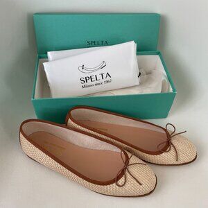 Milaner The Woven Nicole Ballerina Flat - Size 39